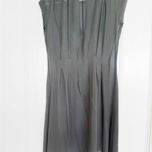 Kookai Sleeveless Charcoal Gray Midi Dress